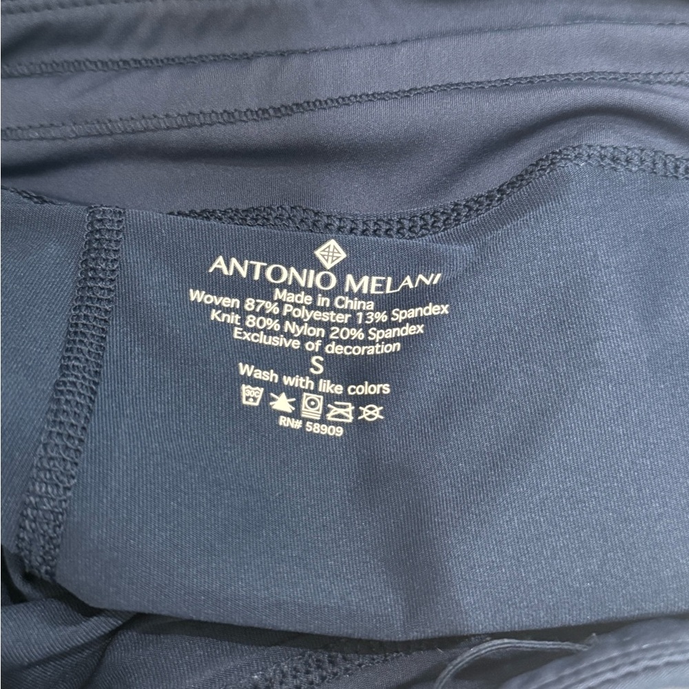 Navy Blue athletic match skirt - Picture 5 of 7